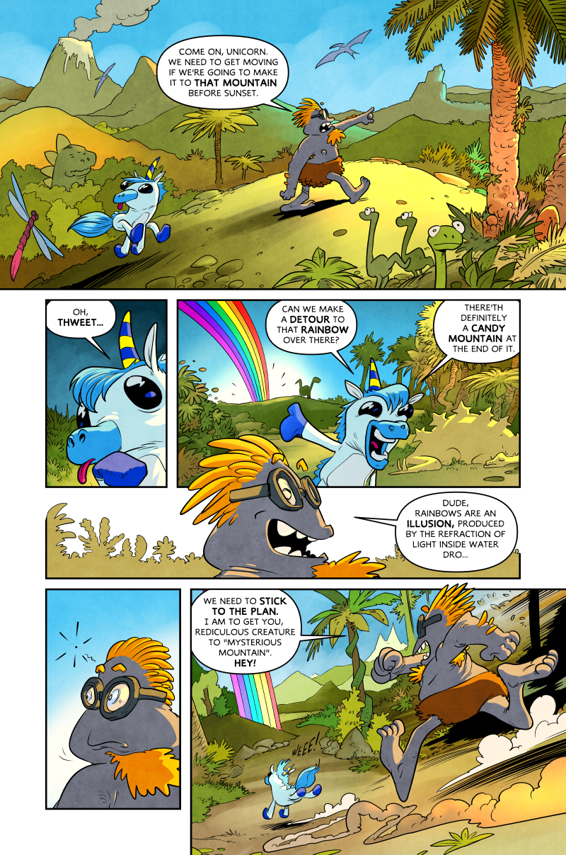 Troll & Unicorn Season 1, Episode 1 Page 1.