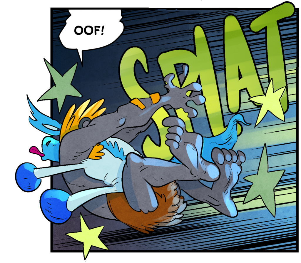 A Chaotic Collision! When Unicorns Crash-Land