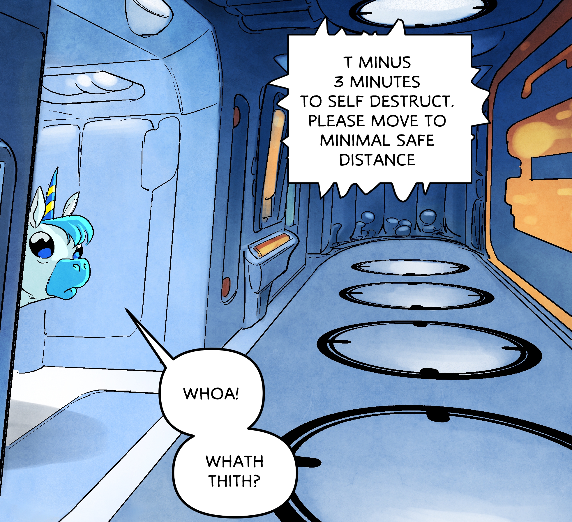 Whath Thith? A Very Unicorn-Style Emergency